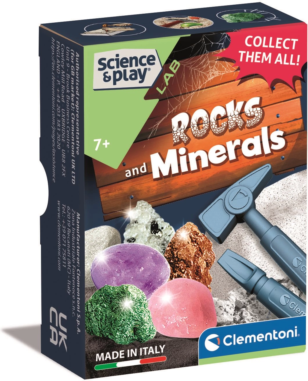 E-shop Clementoni Science & Play geologická minisada – skaly a minerály