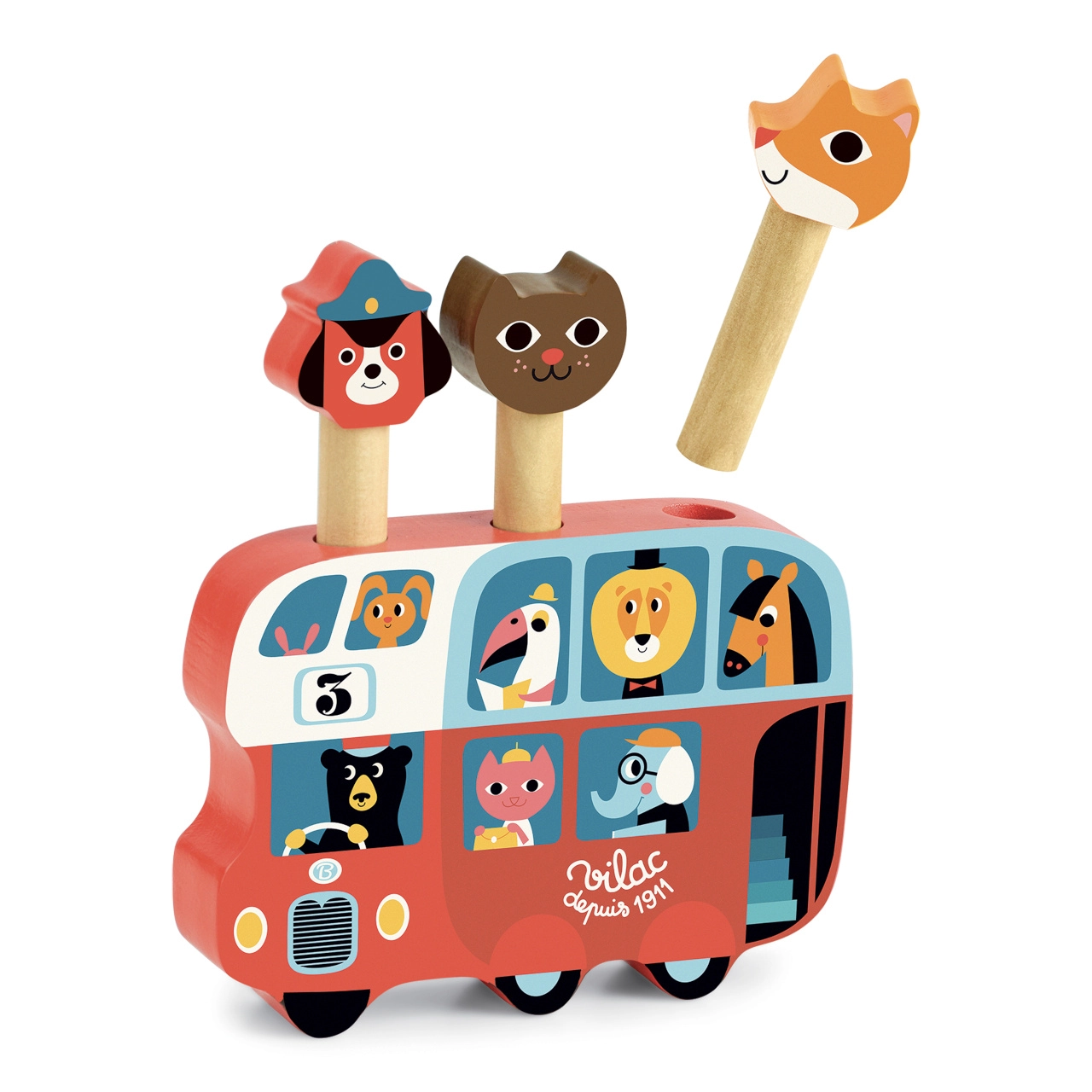 E-shop Vilac vkladacia hra Autobus