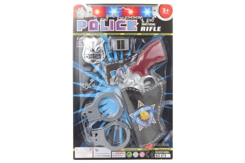 E-shop Policajná sada pre deti s pištoľou, putami a odznakom