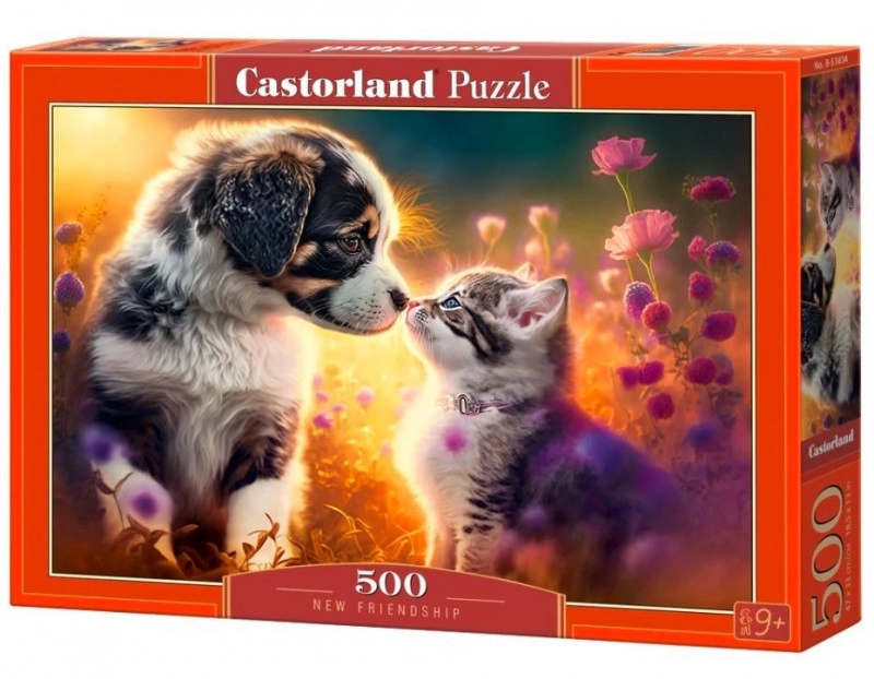 E-shop Puzzle 500 dielikov CASTORLAND – nové priateľstvo (pes a mačka)