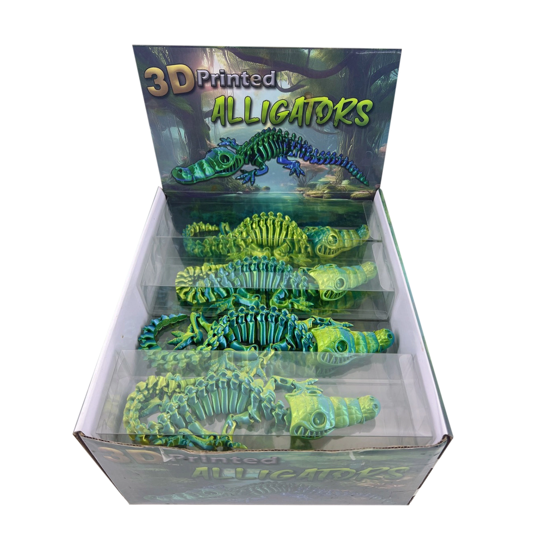 E-shop Magický 3D krokodíl – ohybná dekoratívna hračka 33 cm