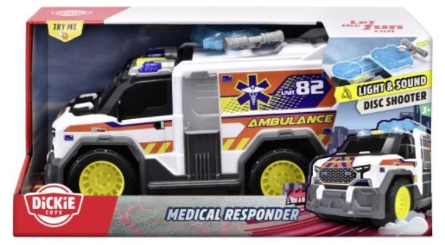 E-shop Dickie Toys Ambulancia biela 30 cm