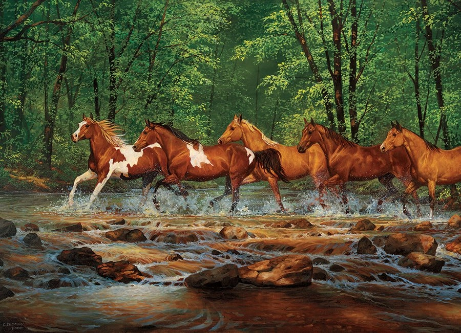 Puzzle Klus v Spring Creek 1000 dielikov