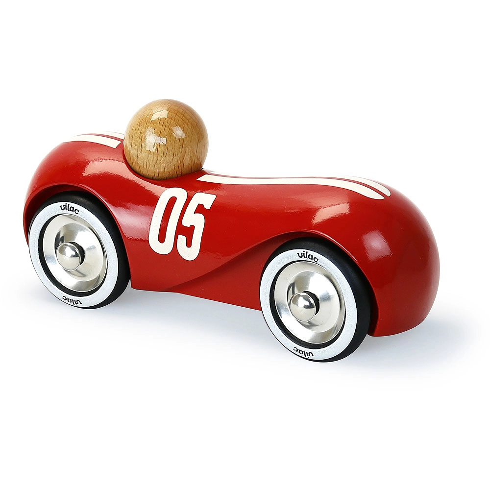 E-shop Vilac Drevené auto Streamline Vintage Červené