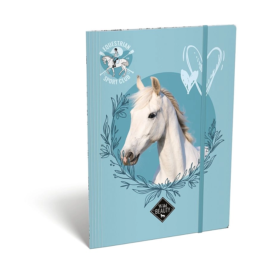 LizzyCard Wild Beauty spisové dosky A4 s gumičkou