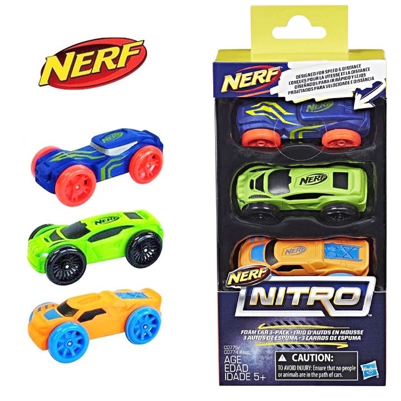 Hasbro Nerf: Nitro náhradní autíčka 3 ks