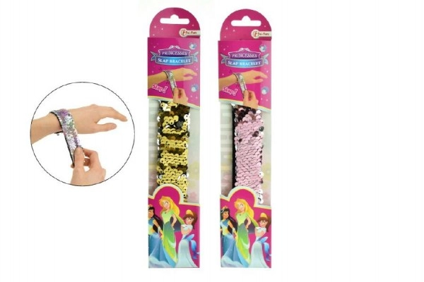 E-shop Flitrový náramok 23 cm, 3 farby na karte
