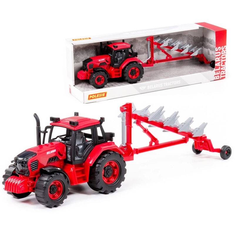 Traktor belarus s pluhmi - detský model