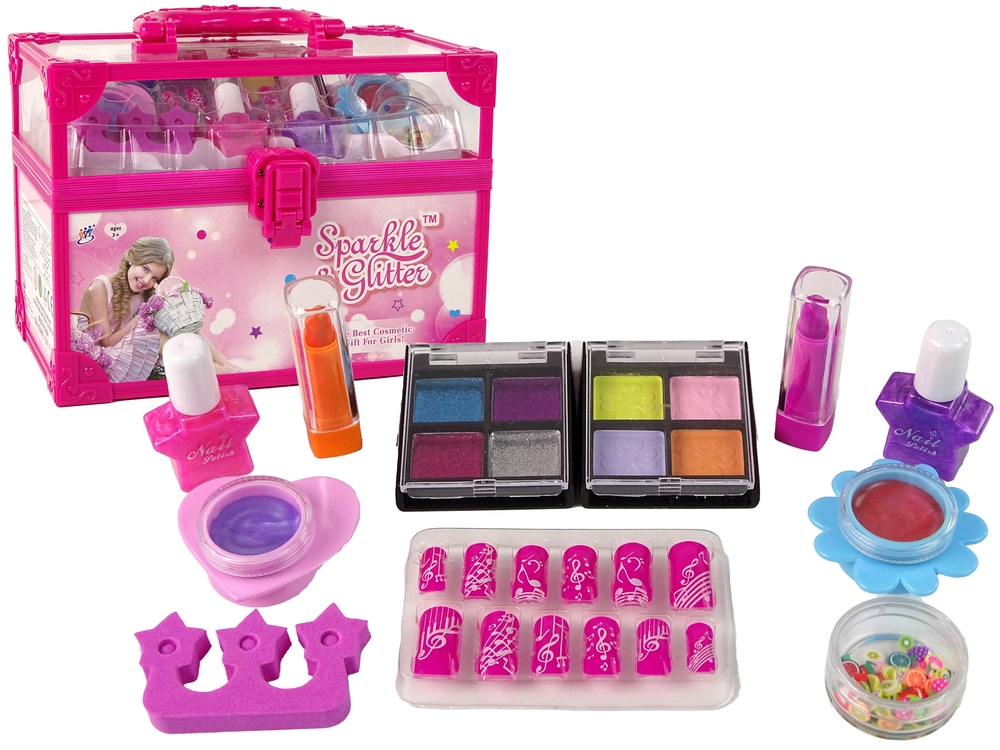 Lean Toys Detský kozmetický kufrík Make-up Kit