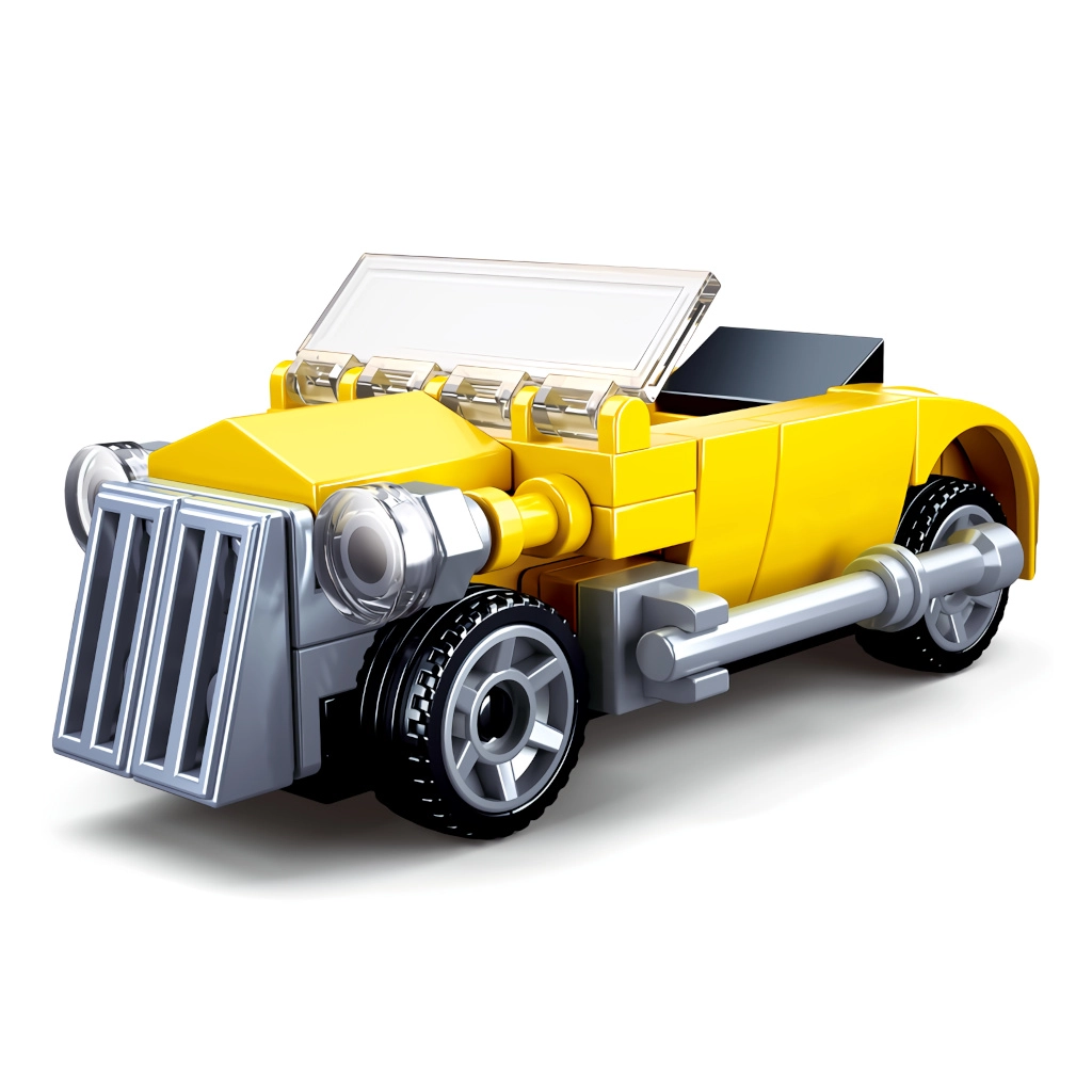 E-shop Sluban B0920B Modrý kabriolet
