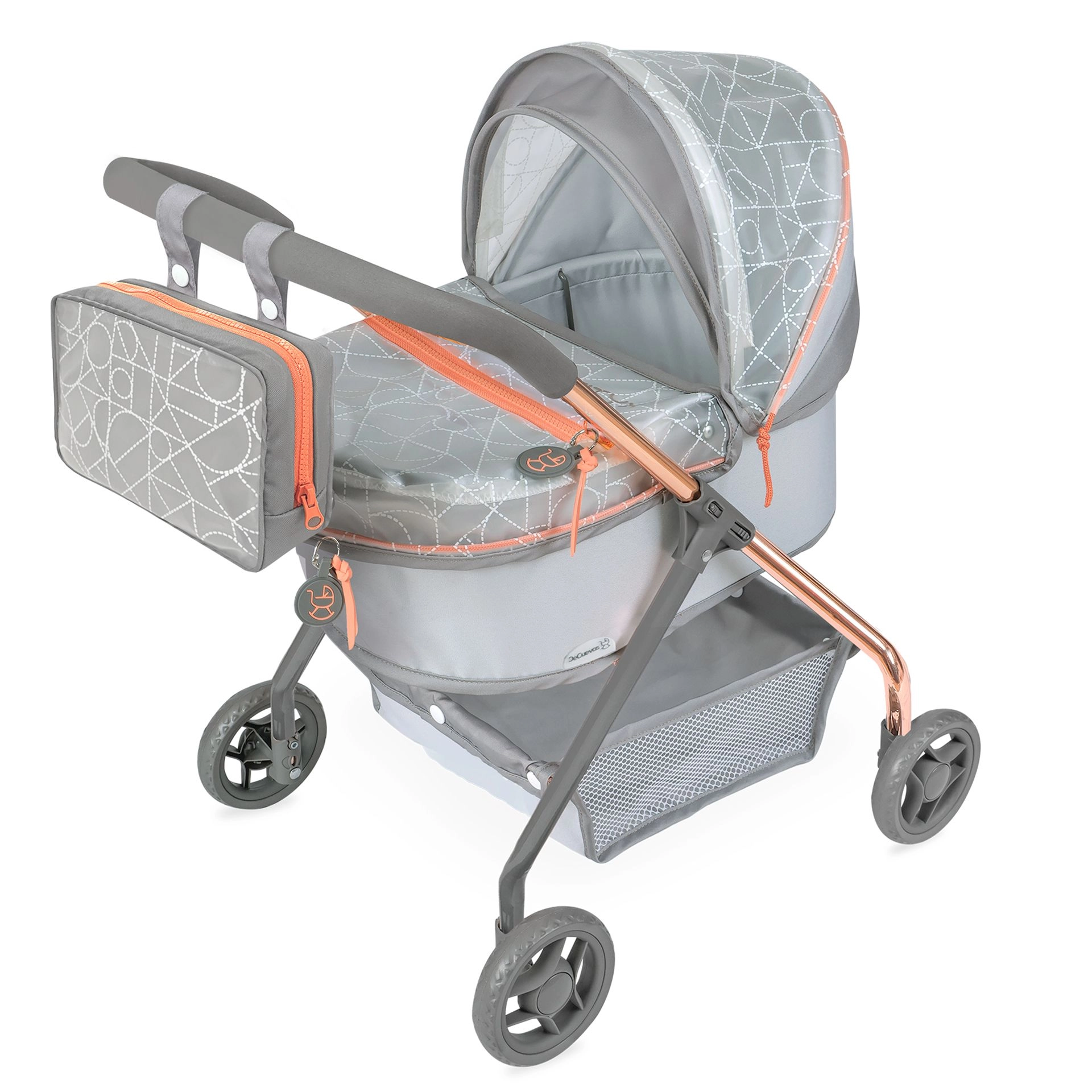E-shop DeCuevas môj prvý kočík pre bábiky s taškou CITY X – 56 cm