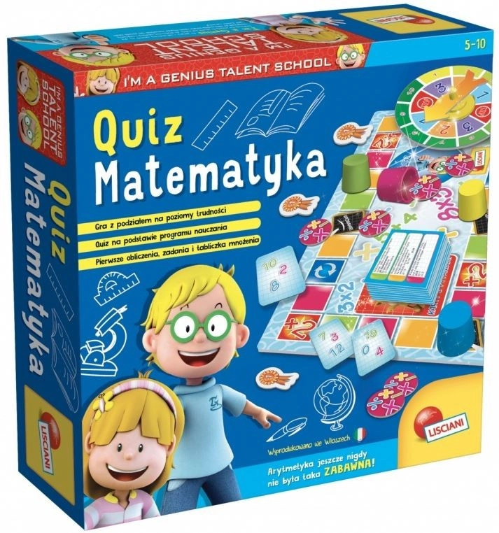 E-shop Som génius – kvíz: matematika (Lisciani)