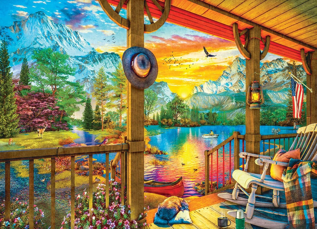 E-shop Eurographics Puzzle Ranné Rybárčenie XL 500 Dielikov
