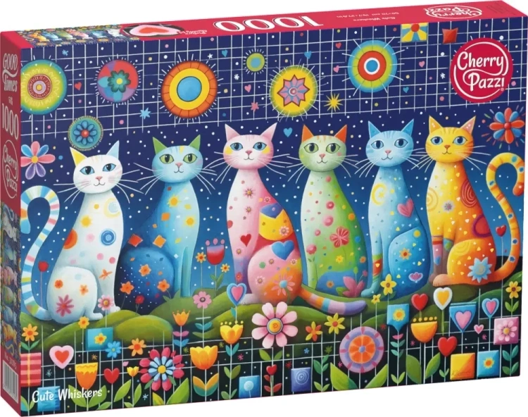 E-shop Puzzle Roztomilé mačky 1000 dielikov CHERRY PAZZI