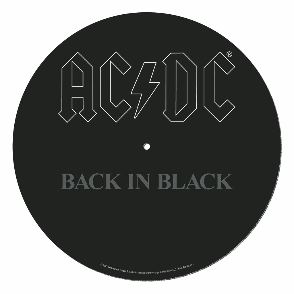 Podložka na gramofón AC/DC Back in Black