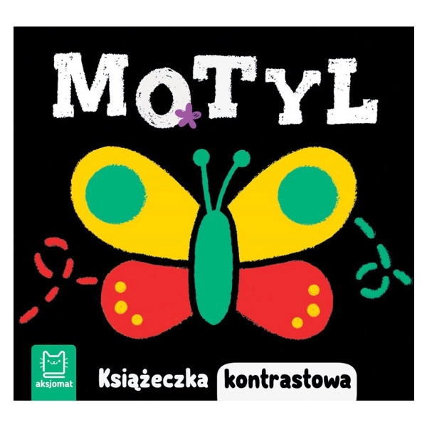 Motýľ – kontrastná knižka pre bábätká