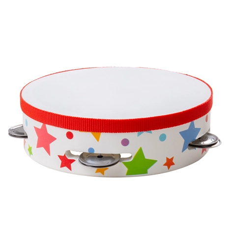 E-shop Bigjigs Toys drevená tamburína Star