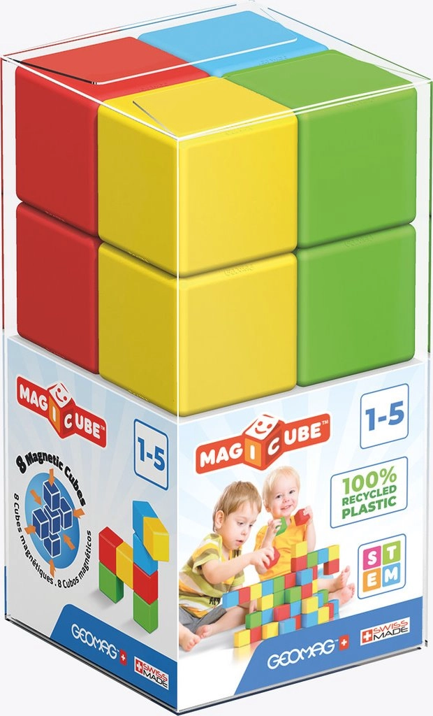 E-shop GEOMAG Magnetické kocky Magicube Green Line 8 kociek