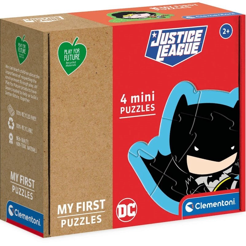 E-shop CLEMENTONI Play For Future Moje první Justice League: Superhrdinové 4v1 3,6,9,12 dielov