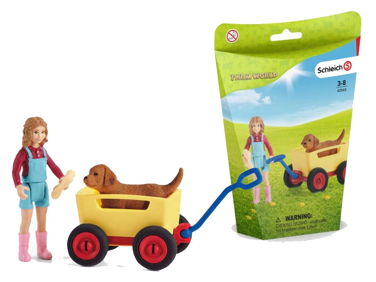 E-shop Schleich 42543 Výlet s ručním vozíkem