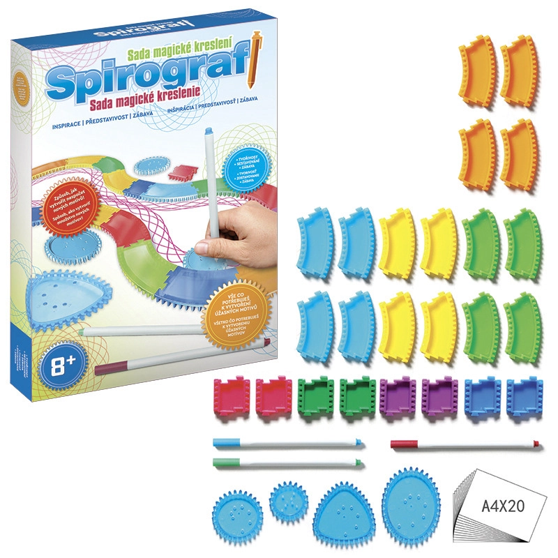 HM Studio Skladacia mandala spirograf