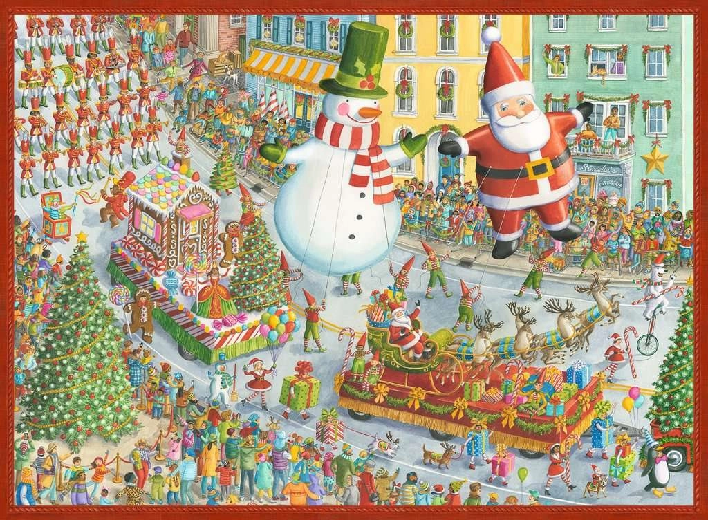 E-shop Ravensburger puzzle Prichádzajú Vianoce, 500 dielikov