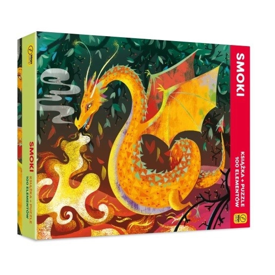 E-shop Kniha a puzzle Smoki 100 dielikov