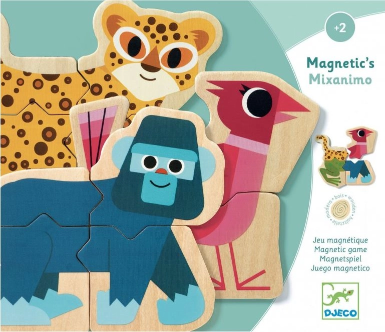 E-shop Djeco Magnetická skladačka zvieratiek