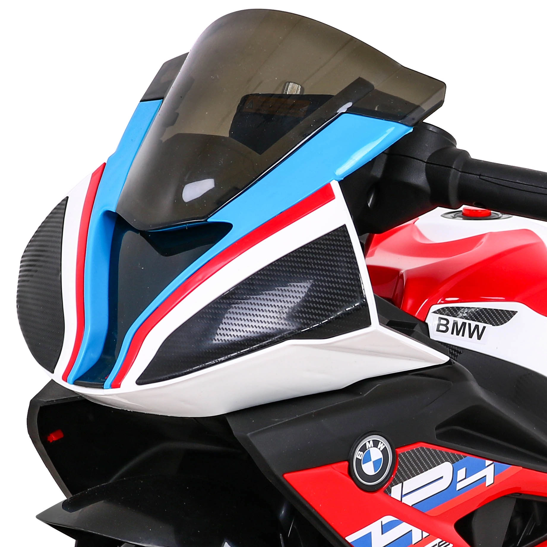 E-shop Joko Elektrická Motorka BMW HP4 kožené sedadlo červená