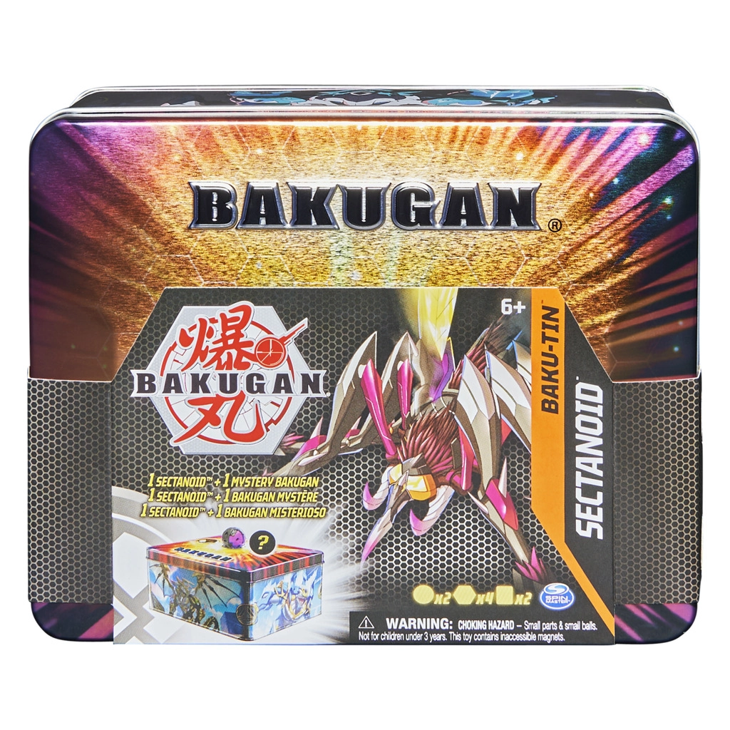 E-shop Bakugan plechový box s exkluzívnym Bakuganom s4