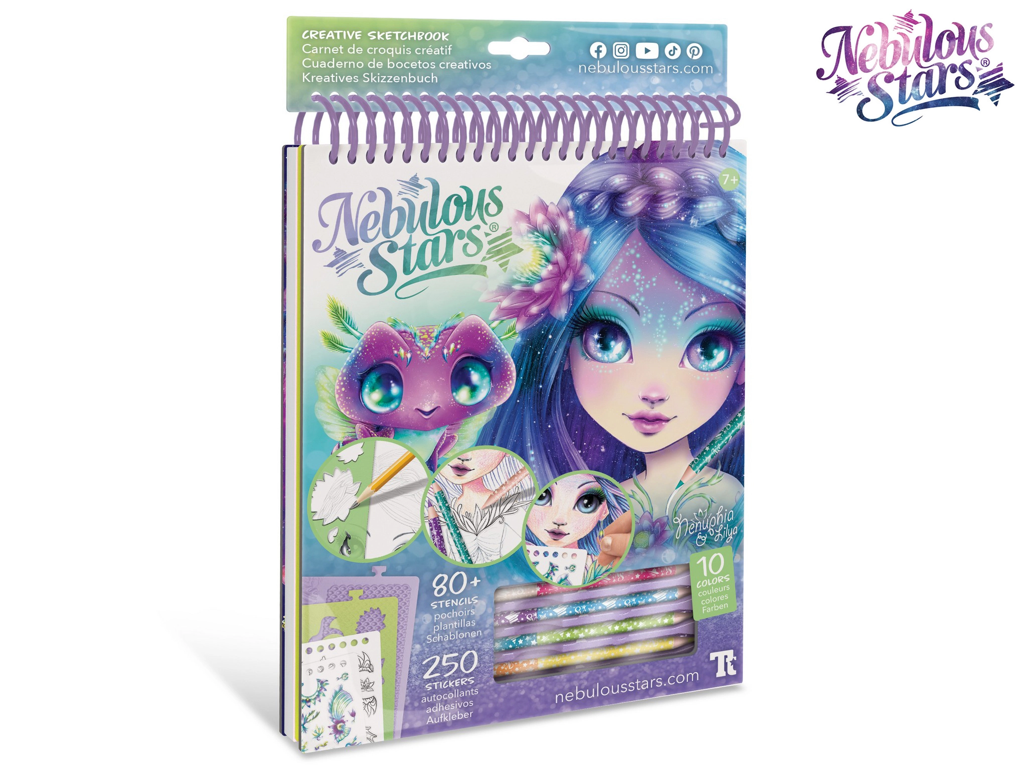 NEBULOUS STARS Nebulous Stars Kreativný sketchbook Nenuphia