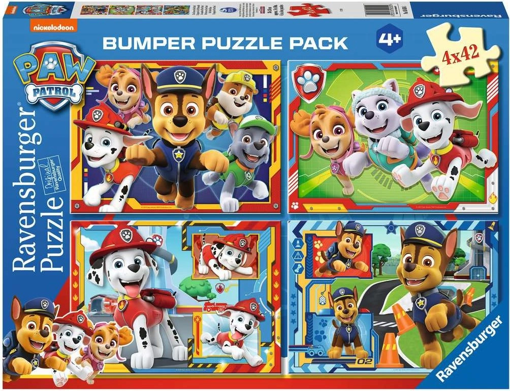 E-shop RAVENSBURGER Tlapková patrola 4x42 dielov