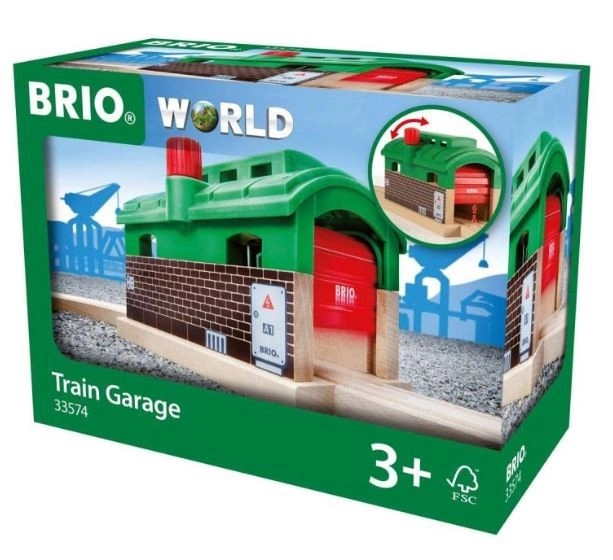 Brio World vlakové depo – garáž pre vláčiky