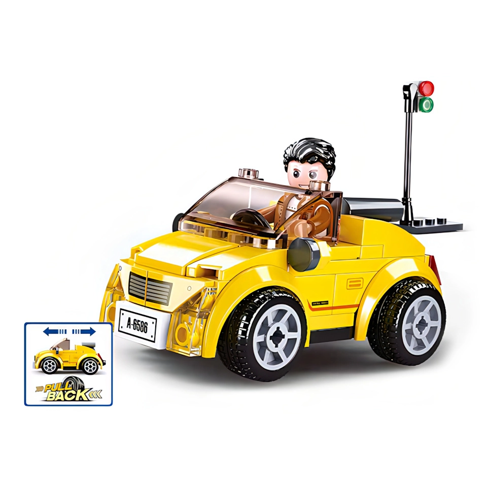 E-shop Sluban B0900 Žltý kabriolet