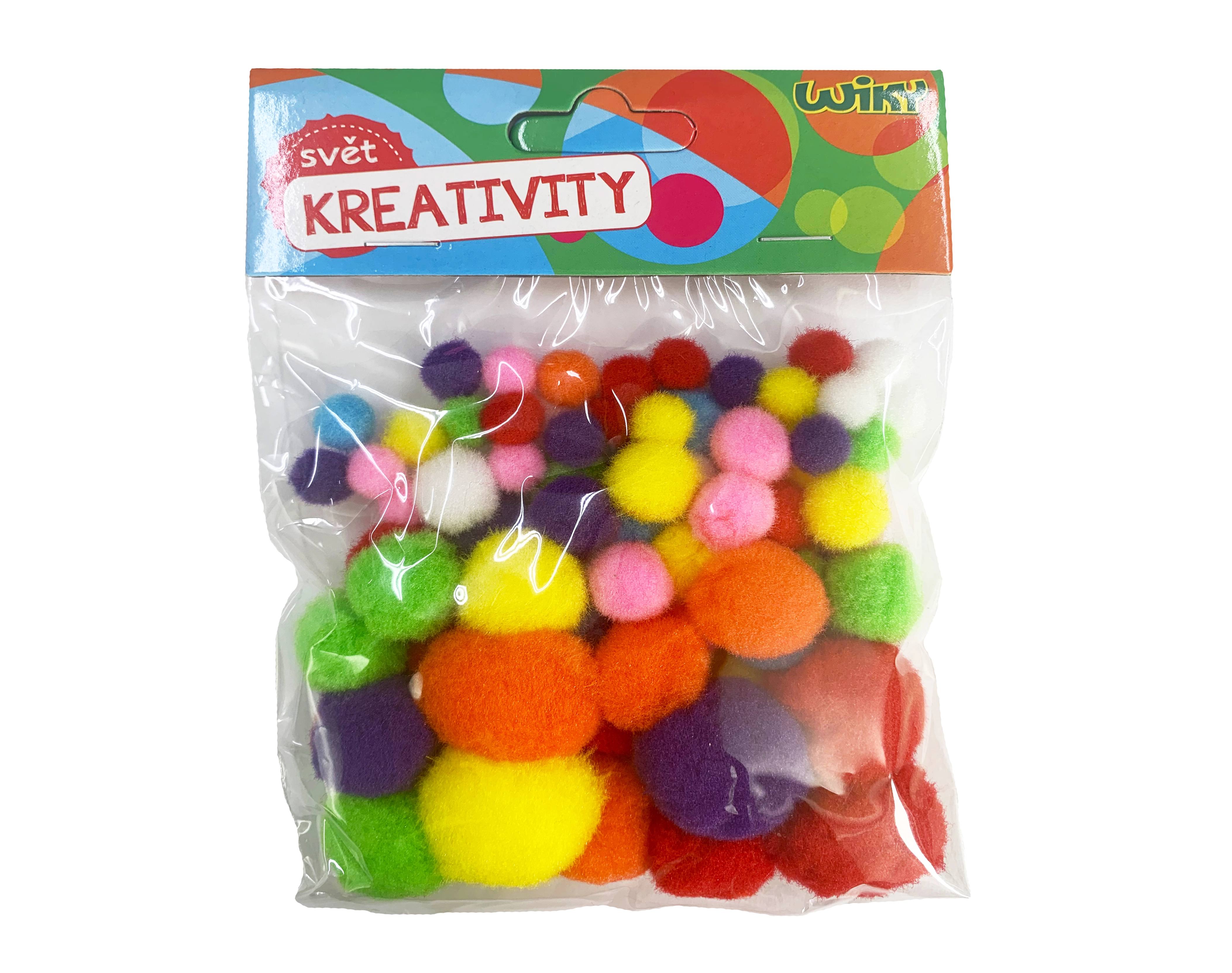 E-shop Mix Veľkostí Pom Pom, 80 ks