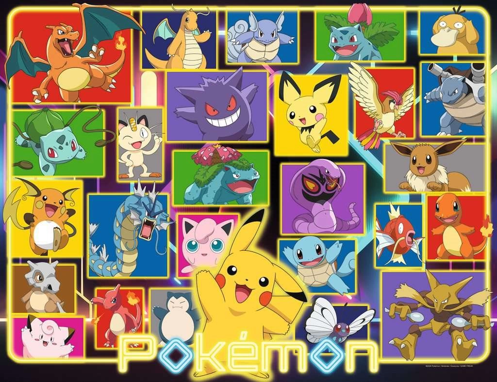 E-shop RAVENSBURGER Zářící Pokémoni 2000 dielov