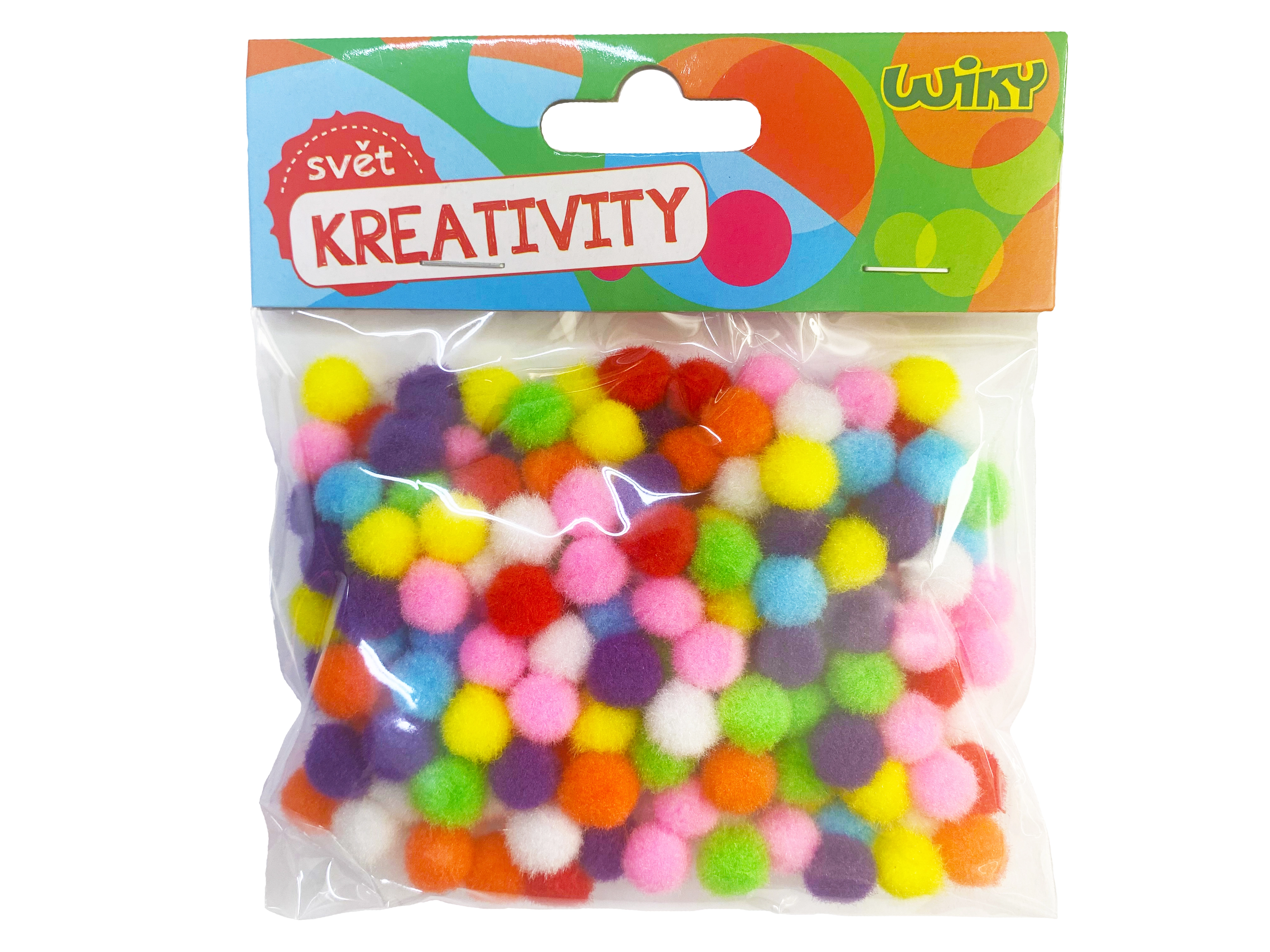 Farebné pom pom gule 10mm