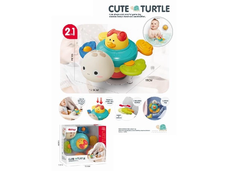 Zmyslová korytnačka s otočnou káčenkou