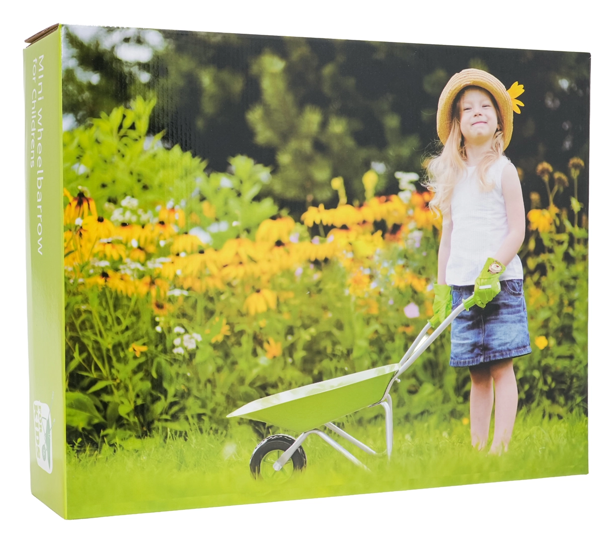 Záhradnícky set pre malých záhradníkov so zeleným fúrikom