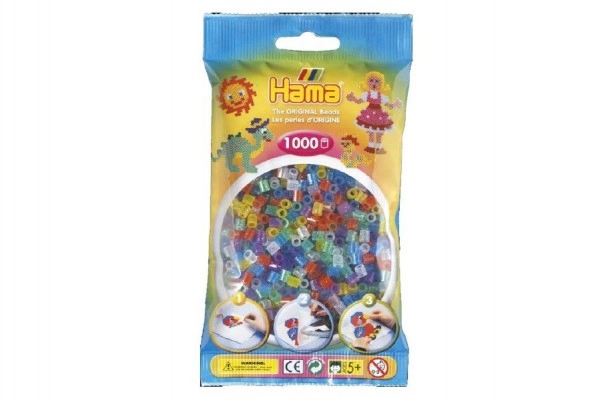 E-shop Hama zažehlovacie korálky mix farieb trblietavé, 1000 ks