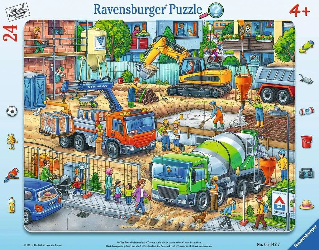 E-shop RAVENSBURGER Na staveništi 24 dielov