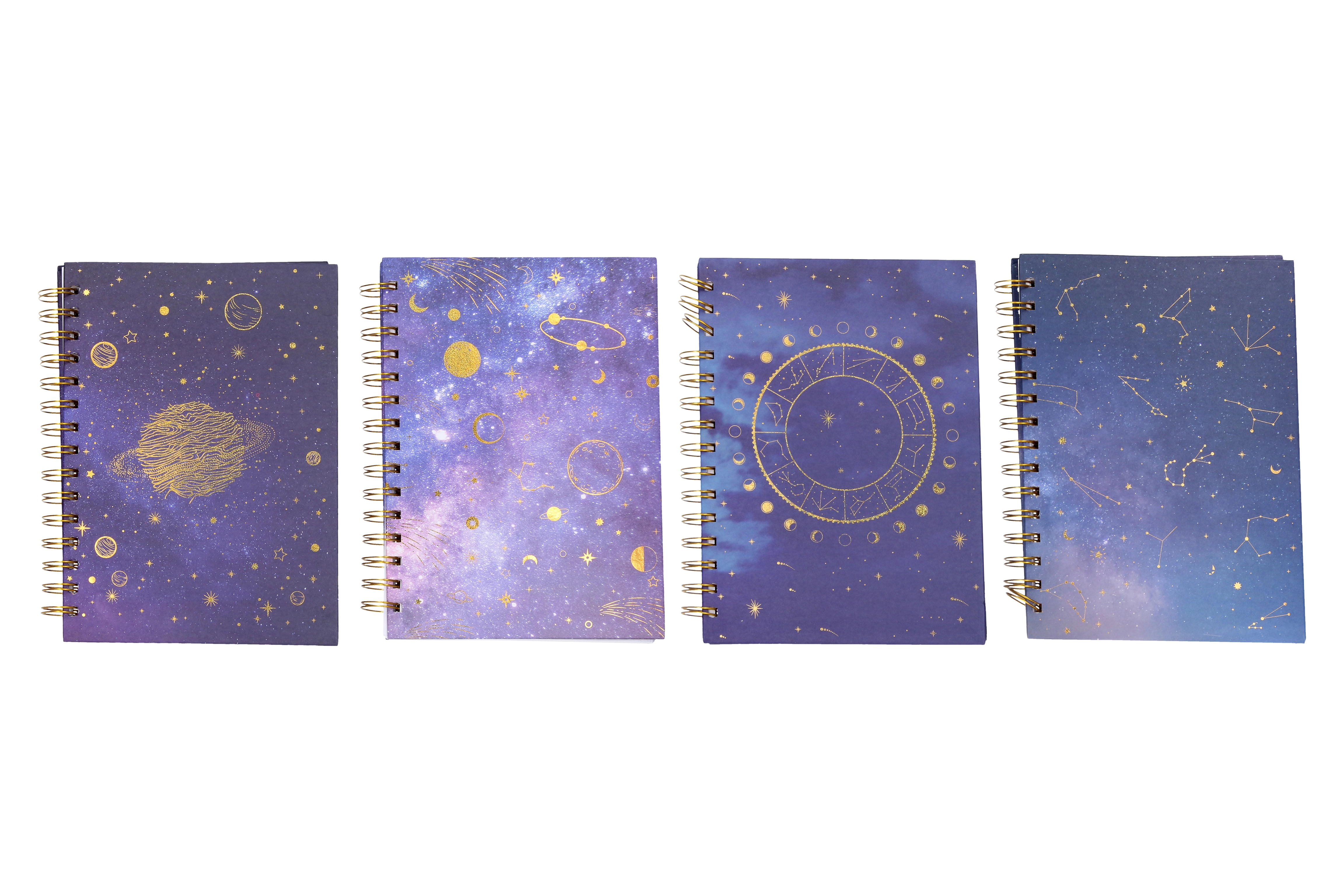 E-shop Linajkový zápisník so špirálou 15 × 21 cm Zodiac, 100 strán