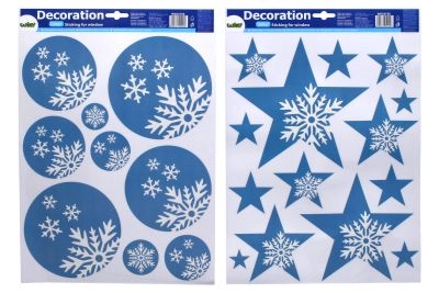 Wiky Dekorácia okenná 41x29 cm VIANOCE