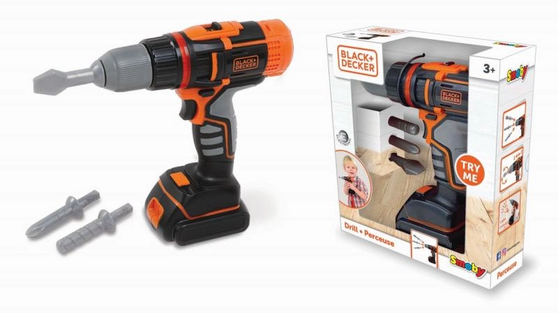 Smoby Black & Decker Hoox skrutkovač/vŕtačka + príslušenstvo