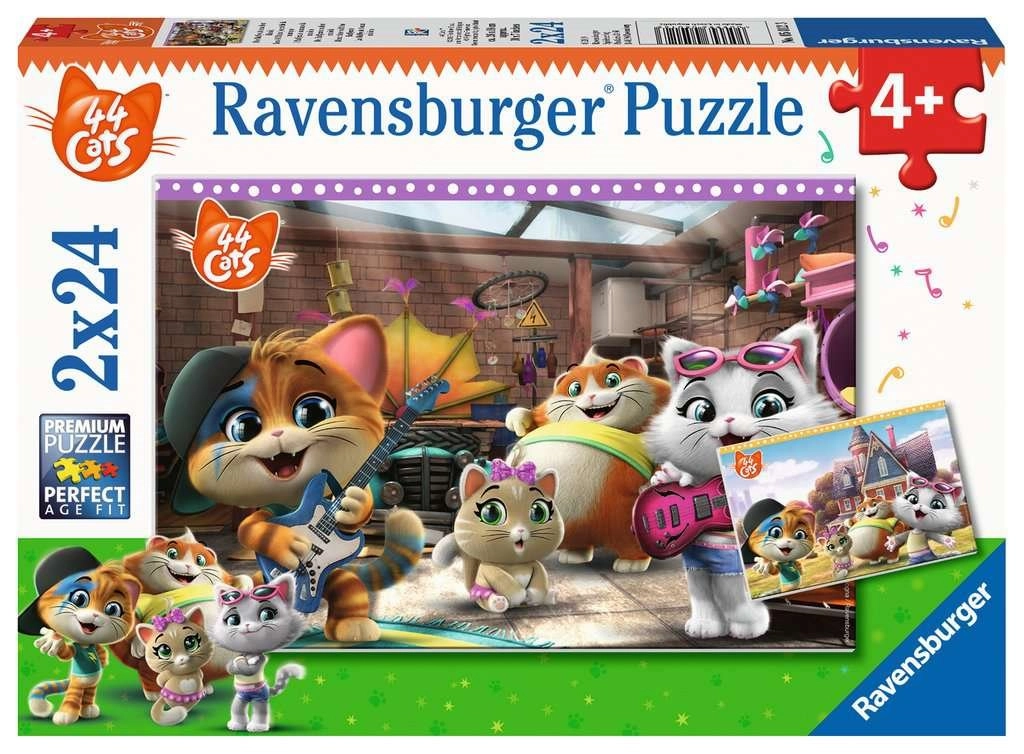 E-shop Ravensburger 44 koček 2 x 24 dielov