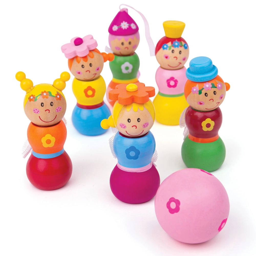 E-shop Bigjigs kuželky Víly