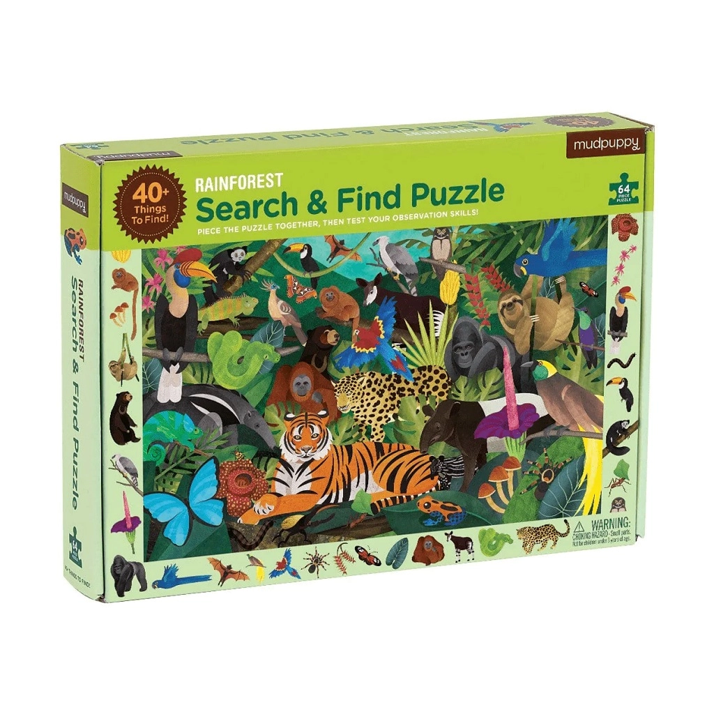 E-shop Puzzle Mudpuppy Hľadanie v dažďovom pralese