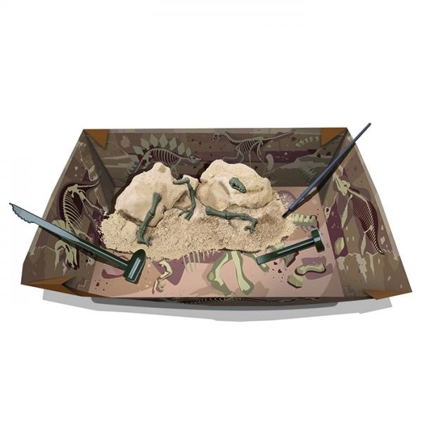 Dinosauří kostra velociraptora – vykopávacia sada 4M