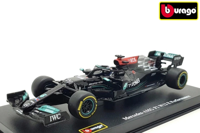 Bburago RACE F1 MERCEDES-AMG F1 W12 E Performance 2021 77 Valtteri Bottas BB38058nr77 1:43