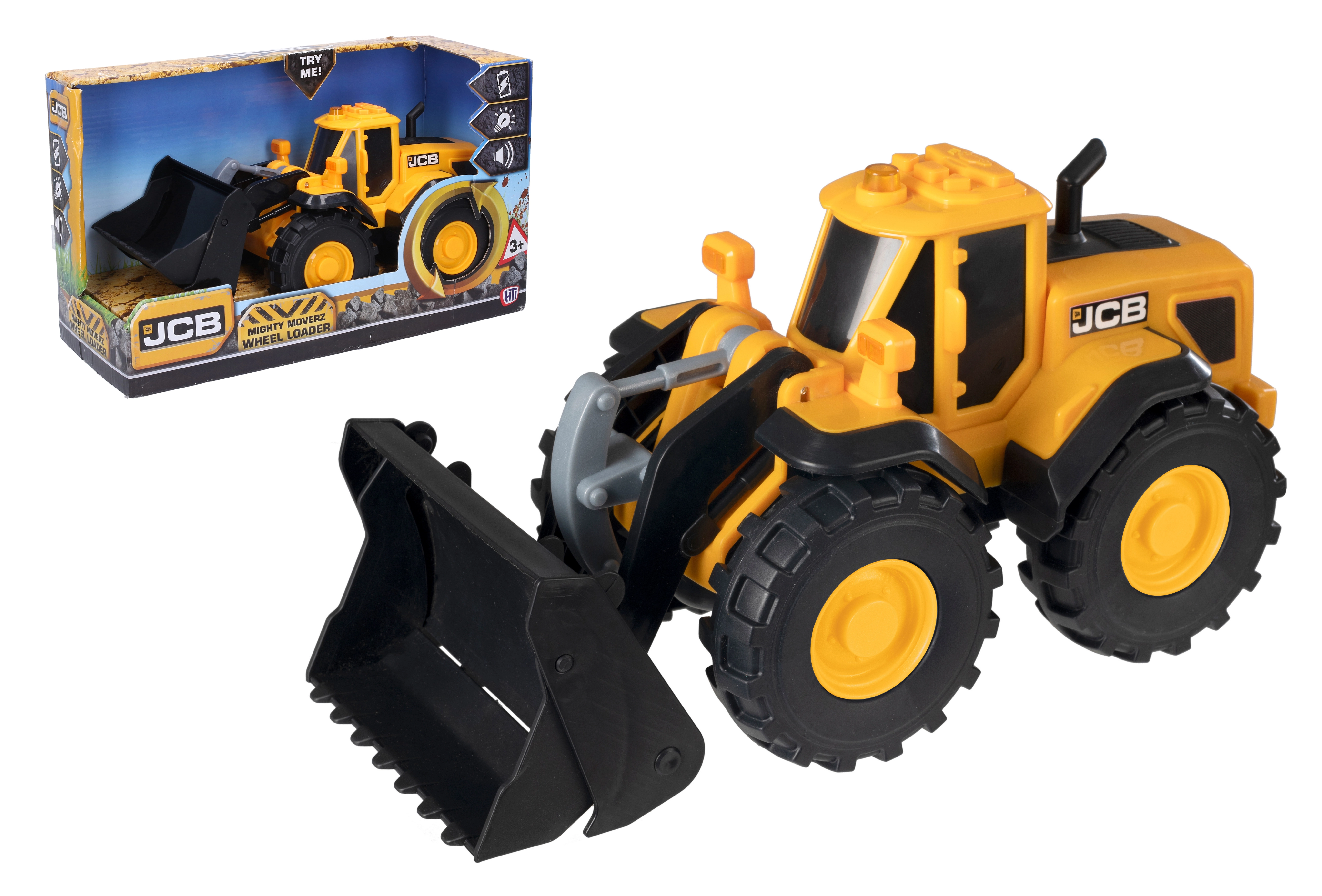 E-shop Wiky Teamsterz Buldozér s efektmi 30 cm JCB